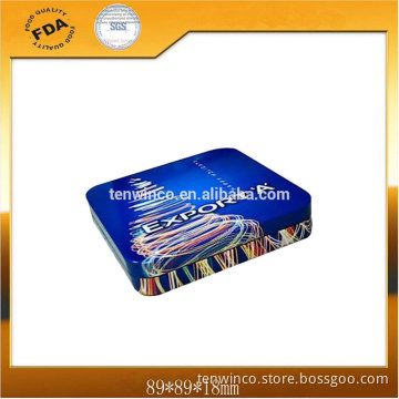 Square Cigarettes Tin Box